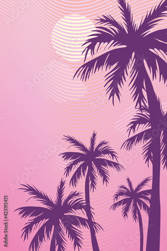 palms tropical landscape © Gstudio