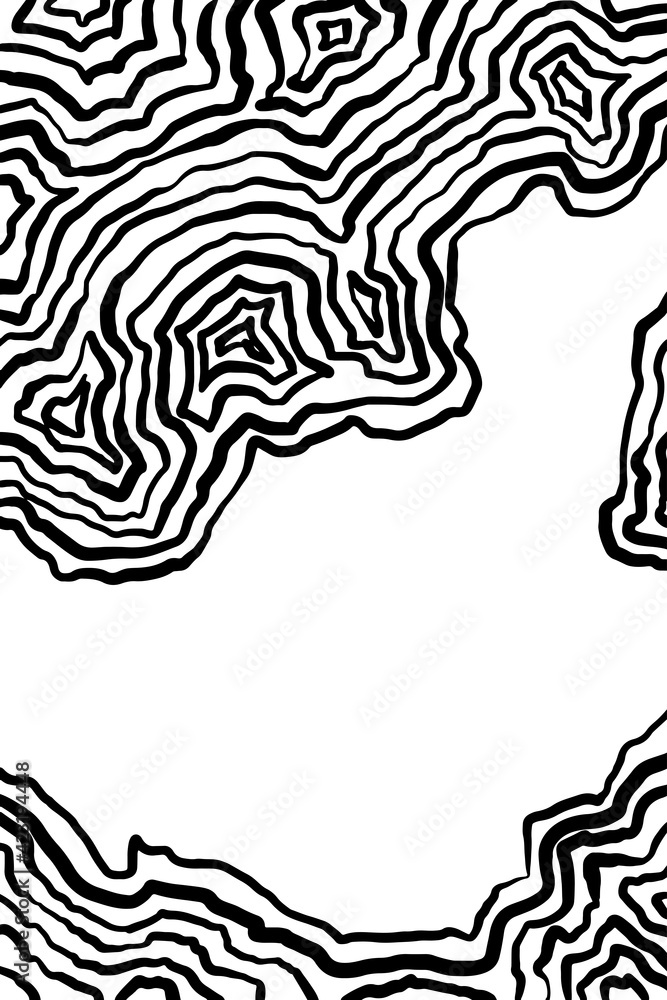 Modern black and white abstract wave line pattern. Vector illustration. Copyspace. Modern black and white abstract wave line pattern. Vector illustration. Copyspace.