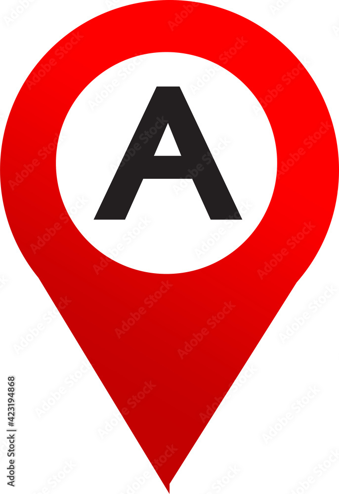 pin icon sign design pin icon sign design