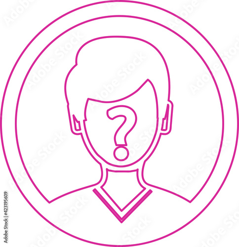 Who icon sign design