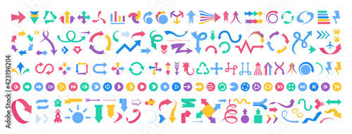 Big Set of Colourful Arrows