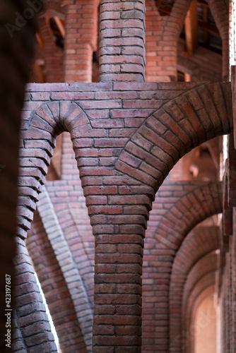 Wine Cathedral, PInell de Brai Village, Terres de l'Ebre, Tarragona, Catalonia, Spain photo