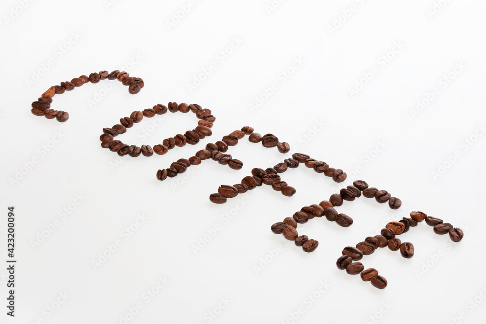Bean coffee lettering Bean coffee lettering