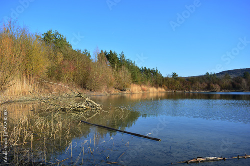 Gipssee in Donnersdorf in der Nähe vom Zabelstein in Franken © GrebnerFotografie