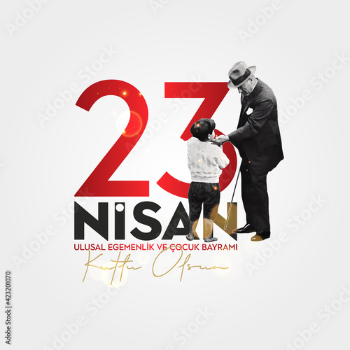 23 Nisan Ulusal Egemenlik ve Cocuk Bayrami. April 23 National Sovereignty and Children's Day.