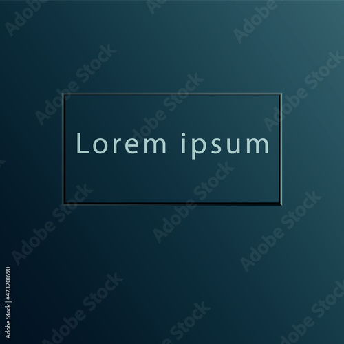 Abstract vector background.Blue gradient backdrop with place for a text.
