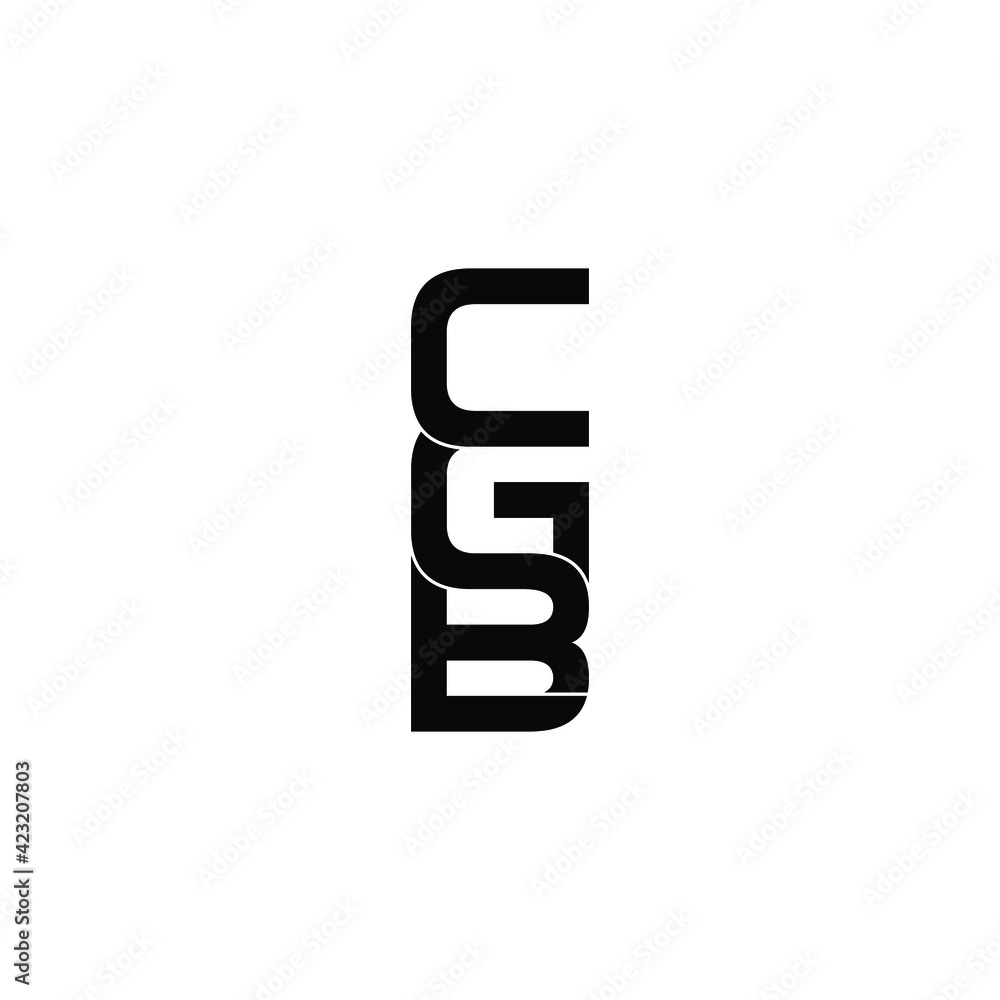 cgb letter original monogram logo design cgb letter original monogram logo design