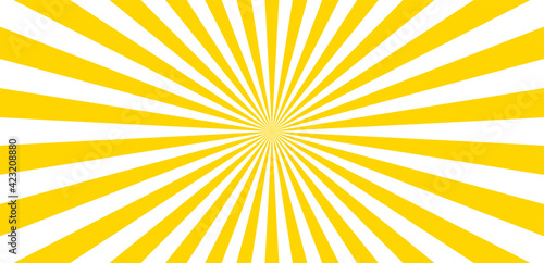 Canvas Print Sun ray vector  background