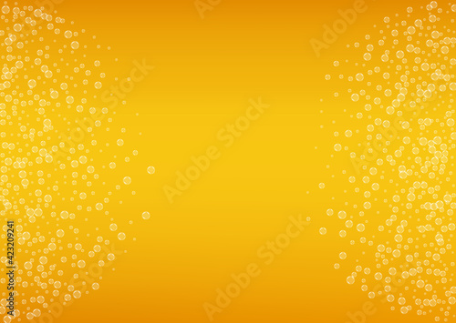 Beer background. Craft lager splash. Oktoberfest foam.