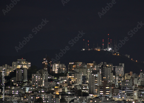 city skyline at night belo horizonte minas gerais brasil brazil