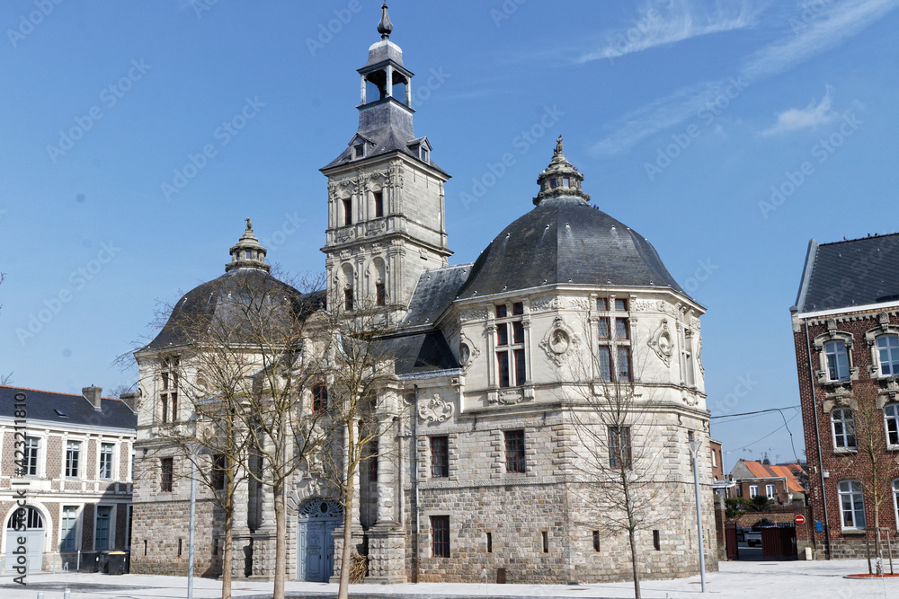 Obraz premium place de saint amand les eaux 