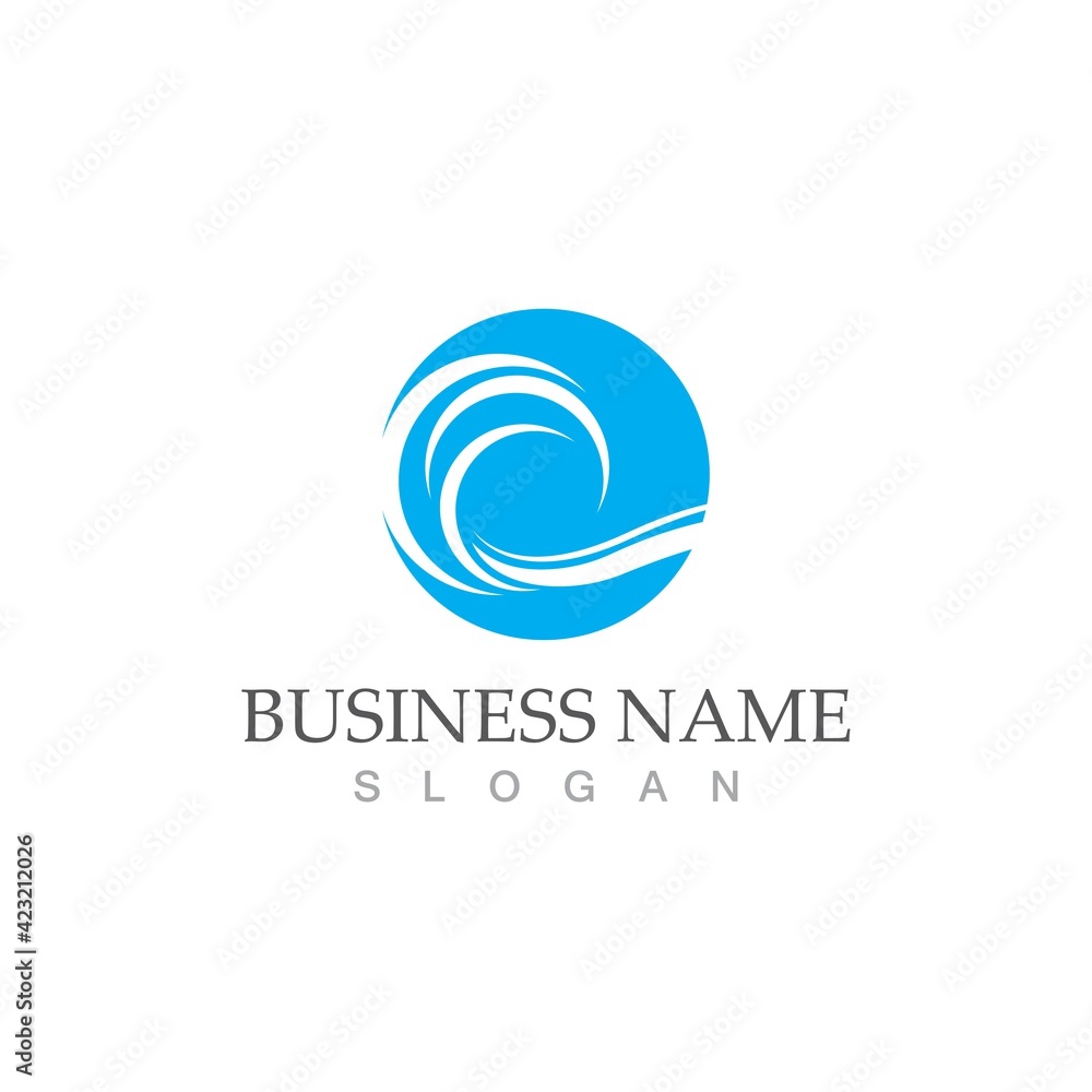 water wave icon vector illustration design water wave icon vector illustration design