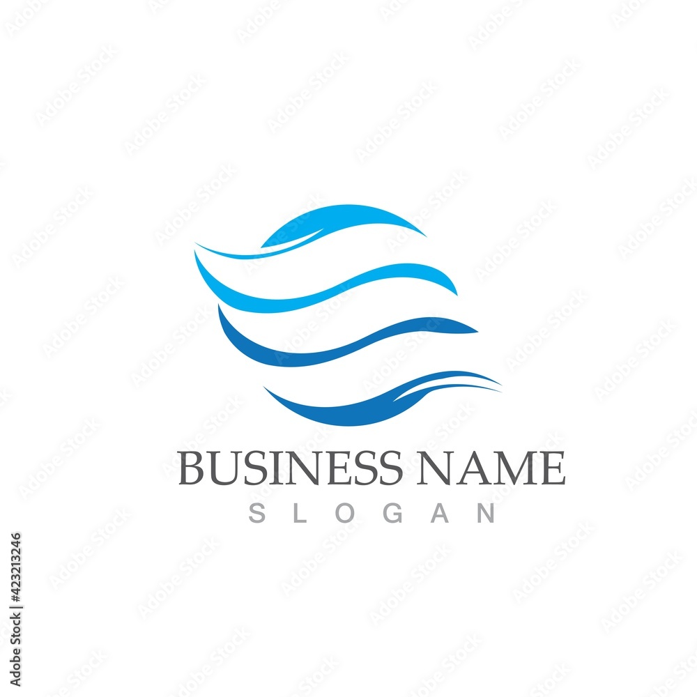 water wave icon vector illustration design water wave icon vector illustration design