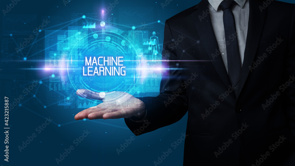 Man hand holding digital technology concept Man hand holding digital technology concept