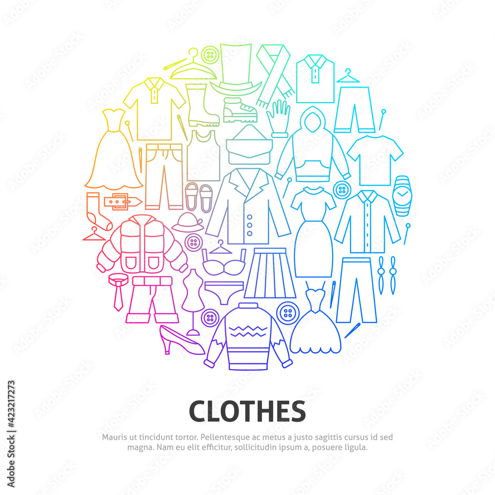 Clothes Circle Concept