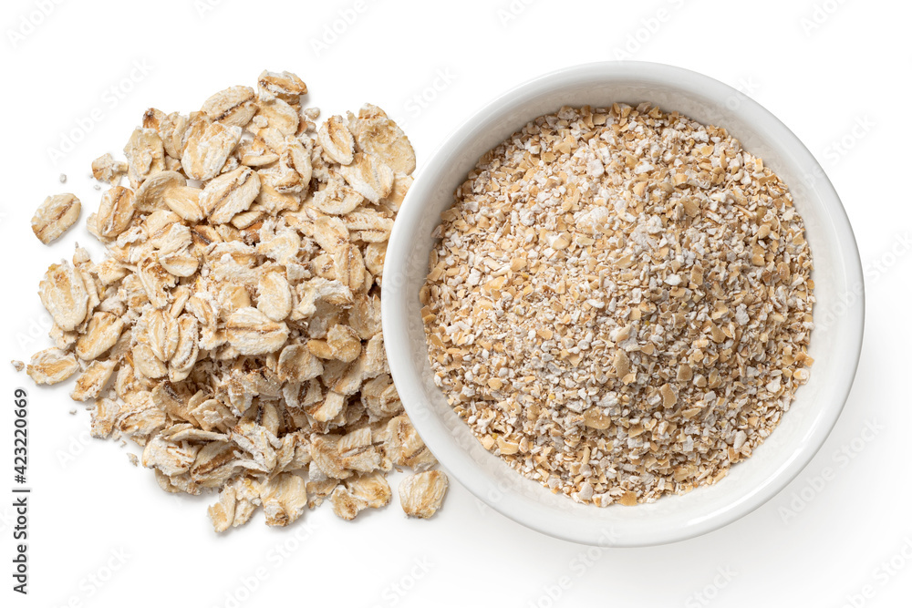 Φωτογραφία Oatmeal and porridge oats