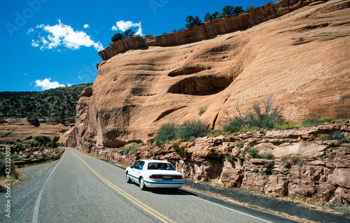 Highway in the Colorado National Monument, USA