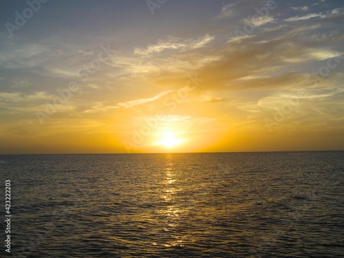 St Lucian sunset from the boat © Emma