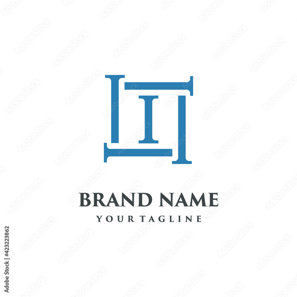 Law pillar symbol and logo design template for law firm. Law pillar symbol and logo design template for law firm.