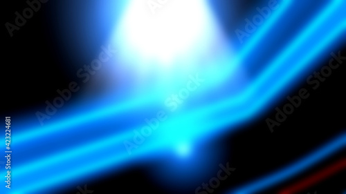 Blue glow screen moves background illustration . blurry view , fix with your project element.