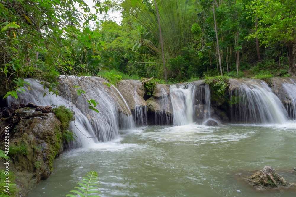 waterfall in the jungle waterfall in the jungle