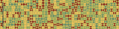 Abstract Geometric Pattern generative computational art illustration