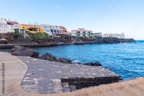 Waterfront of Tamaduste at El Hierro island at Canary islands, Spain photo