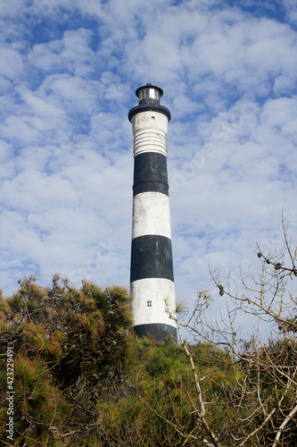 lighthouse in the sky and cloud
