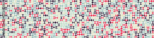 Abstract Geometric Pattern generative computational art illustration