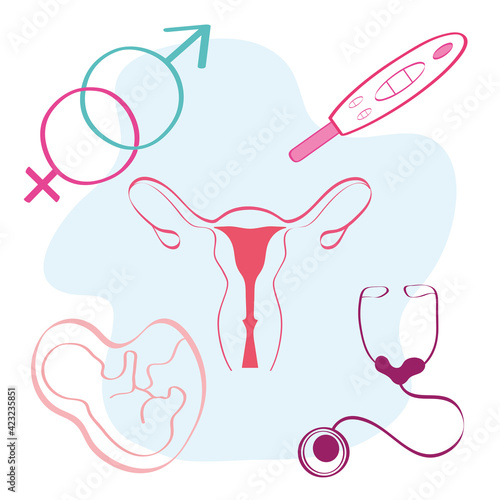 five pregnancy icons