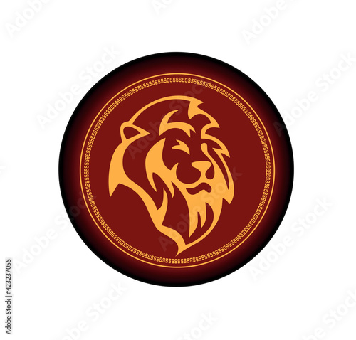 winged lion of venice san marco square in italy, icon rapresentative
