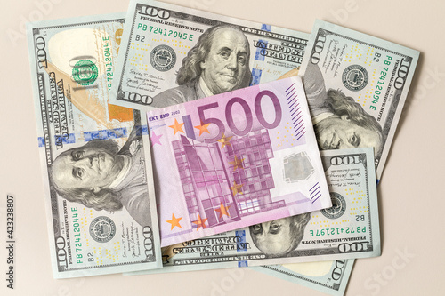 dollars and euros © Ewelina