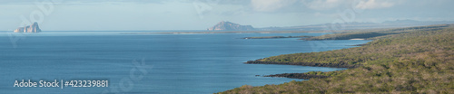 Panoramic from Darwin Bay at San Cristobal Island
