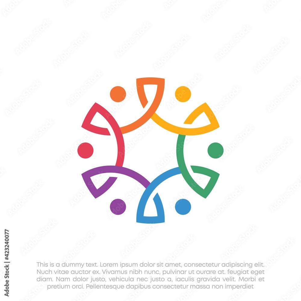 Global Community Logo Icon Elements Template. Community human Logo template vector. Community health care. Abstract Community logo. Human Resources Logo. Global Community Logo Icon Elements Template. Community human Logo template vector. Community health care. Abstract Community logo. Human Resources Logo.