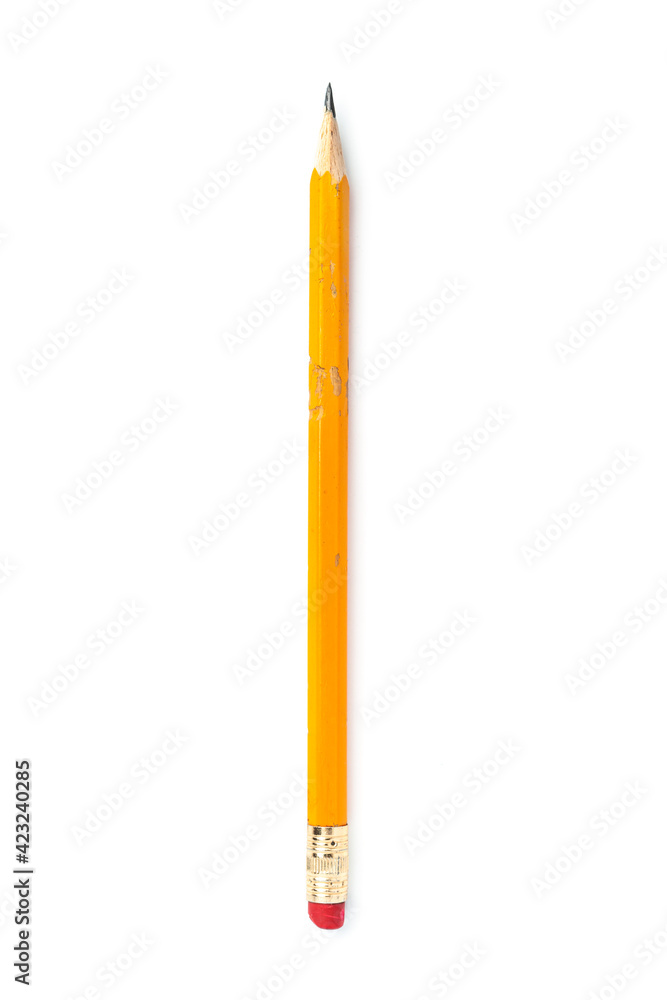 Pencil isolated on white. Pencil isolated on white.
