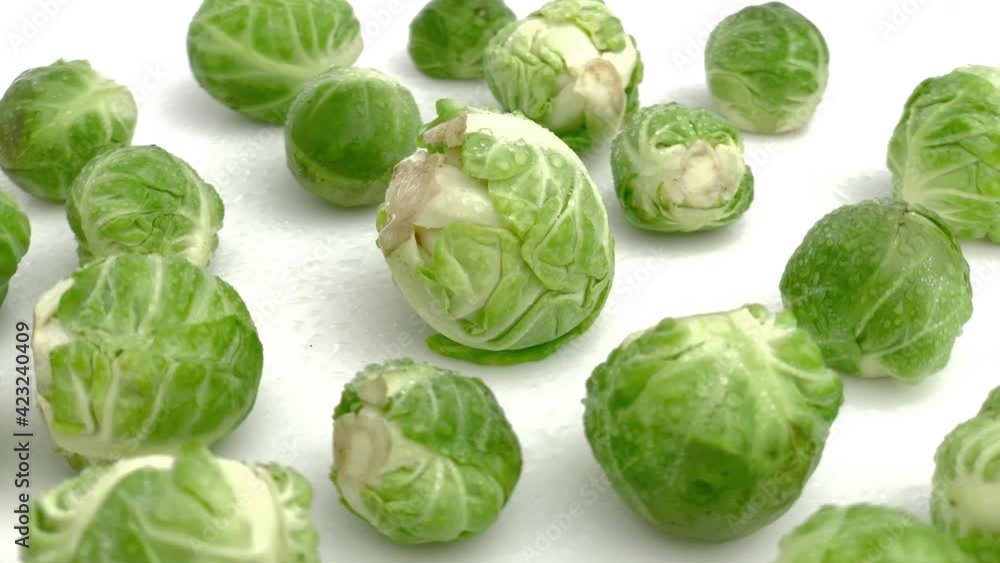 brussels sprouts isolated on white background brussels sprouts isolated on white background