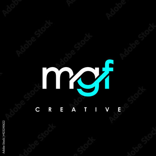 MGF Letter Initial Logo Design Template Vector Illustration