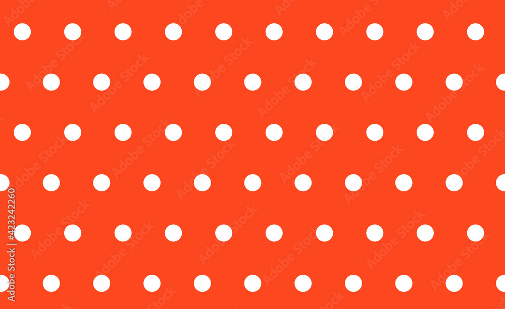 Patrón de topos o puntos blancos y fondo rojo, estilo flamenco. Para fondos o empapelar Patrón de topos o puntos blancos y fondo rojo, estilo flamenco. Para fondos o empapelar