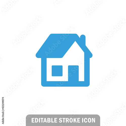 House vector icon. Home pictogram.