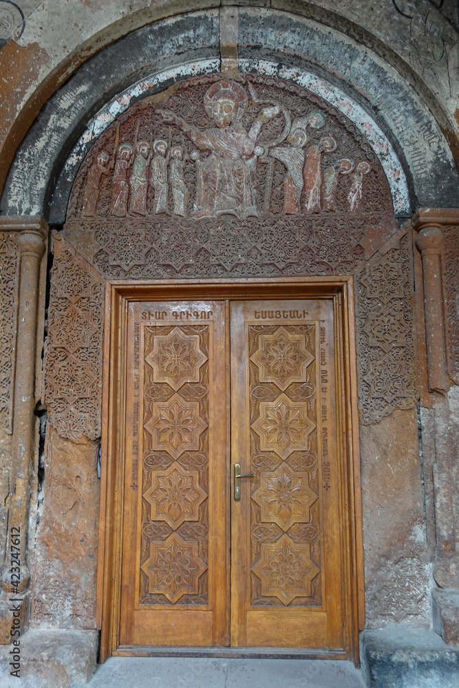 Inside Saghmosavank Monastery, Artashavan - Armenia