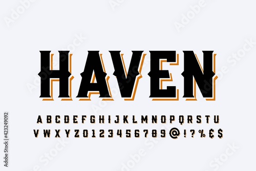 Classic, typeface vector modern, Typography fonts regular uppercase and lowercase.handwritten, vector
