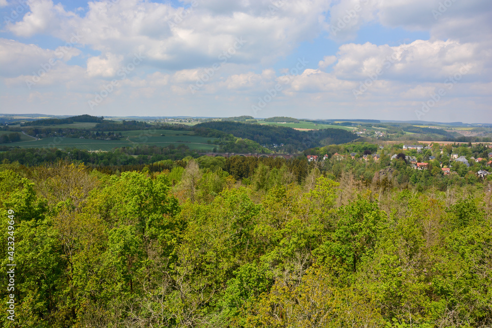 Landschaft in Sachsen bei Stangengrün