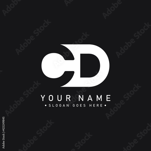 Initial Letter CD Logo - Simple Business Logo