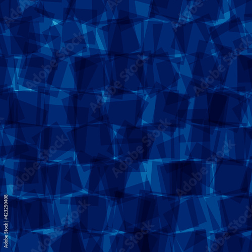 Abstract background with blue cubes. Technology, cyber, digital corporate backdrop, vector