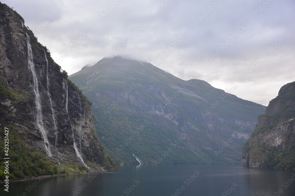 Geiranger Fjord Sieben Schwestern in Norwegen