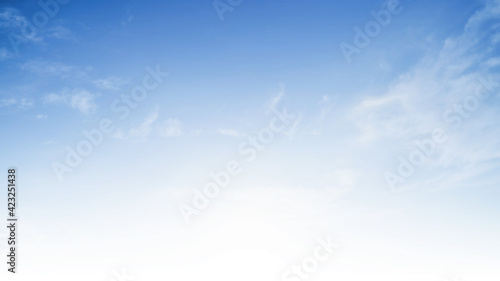blue sky background with tiny clouds in Phuket Thailand © Stock.Foto.Touch