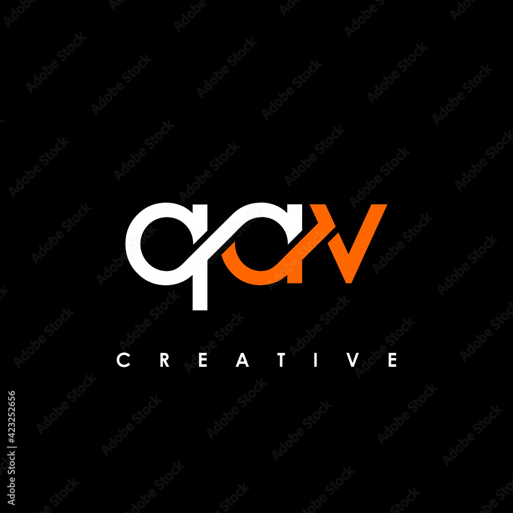 QAV Letter Initial Logo Design Template Vector Illustration QAV Letter Initial Logo Design Template Vector Illustration