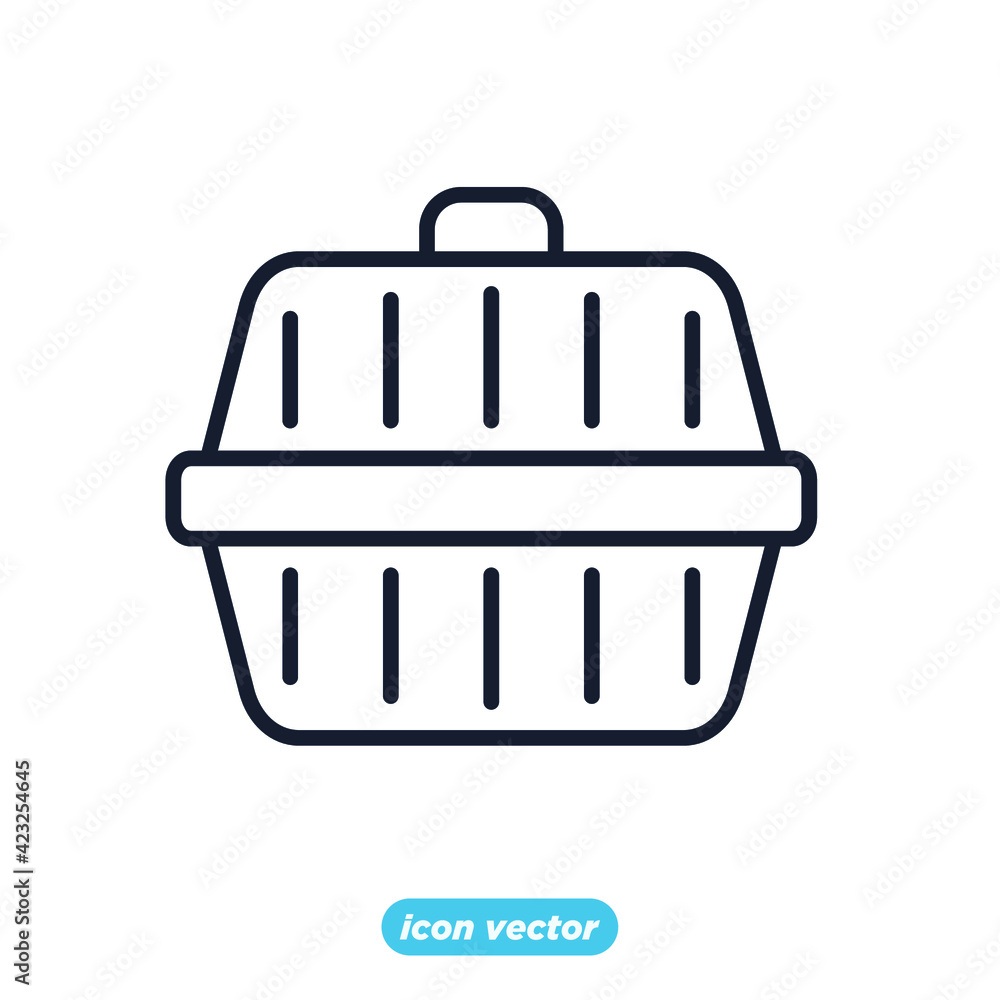 pet carrier icon. pet carrier symbol template for graphic and web design collection logo vector illustration pet carrier icon. pet carrier symbol template for graphic and web design collection logo vector illustration
