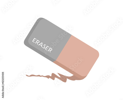 Design of eraser illustration