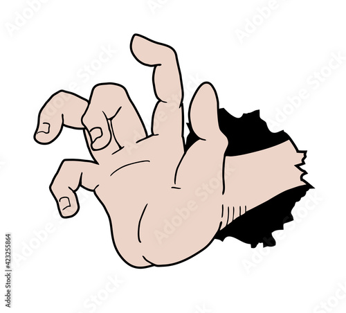 Crazy hand draw